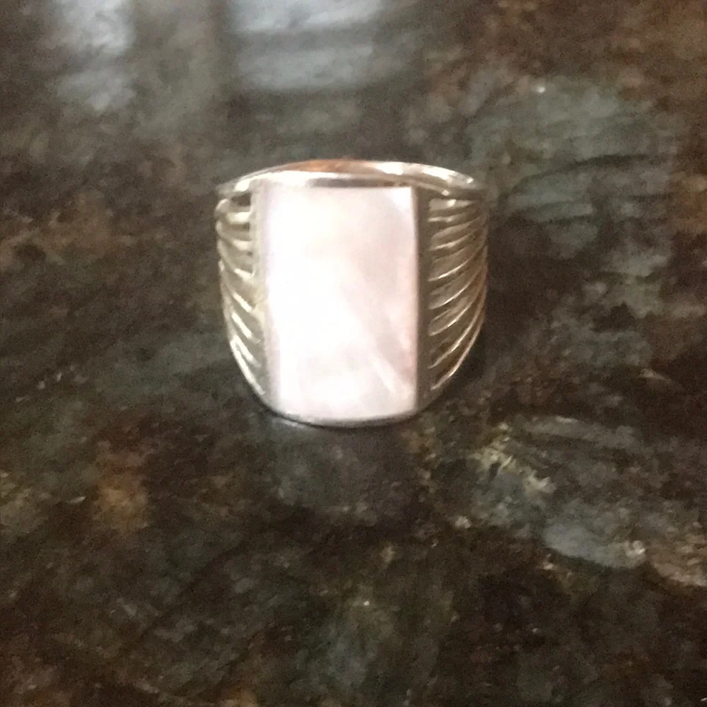 Sterling silver contemporaryRing 🌺